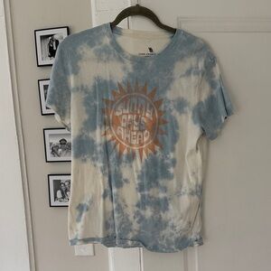 Junk Food Clothing Blue and White Tee